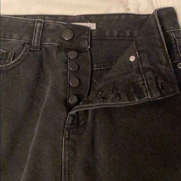 Black Denim Skirt - Picture 2 of 4